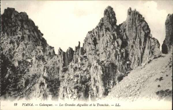Piana les Grandes Aiguilles la Tranchee