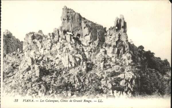Piana les Calanques Cimes de Granit Rouge