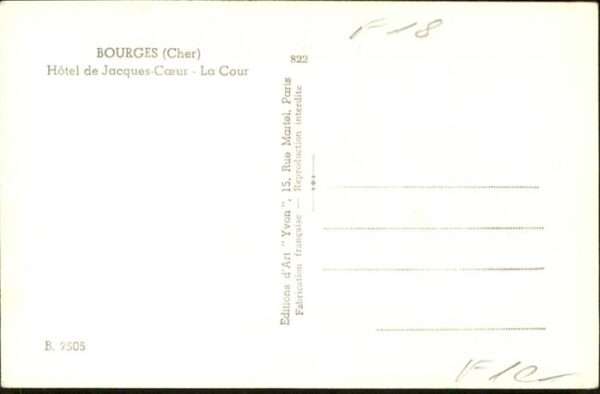 Bourges Hotel de Jacques-Coeur la Cour – Bild 2