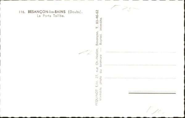 Besancon Doubs Besancon la Porte Tailee – Bild 2