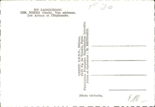 Nimes Fliegeraufnahme – Bild 2