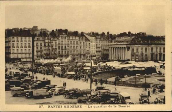 Nantes Loire Atlantique Nantes le quartier de la Bourse