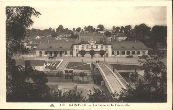 Saint-Lo la Gare la Passerelle