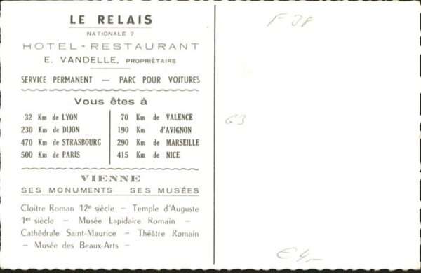 Reventin-Vaugris Hotel Restaurant Le Relais – Bild 2
