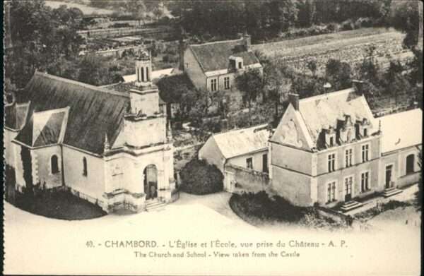 Chambord Eglise Ecole