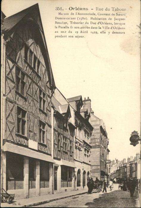 Orleans Loiret Orleans Rue du Tabour