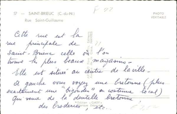 Saint-Brieuc Rue Saint-Guillaume – Bild 2
