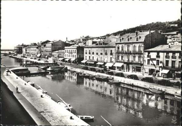 Sete Herault Sete le Canal central le Quai de la Res