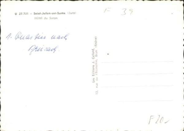 Saint-Julien Jura Hotel du Suran – Bild 2