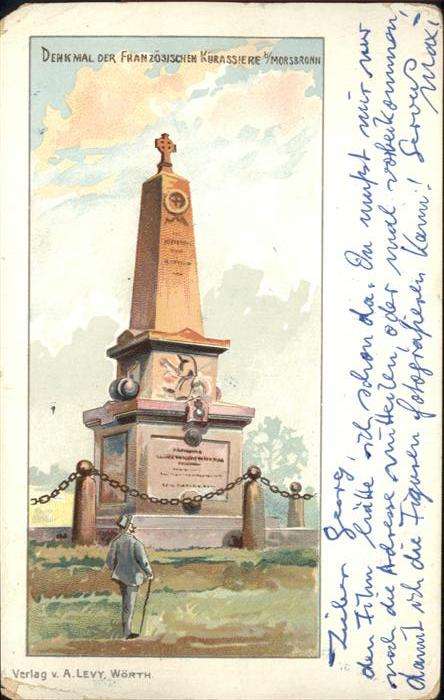 Morsbronn-les-Bains Morsbronn Denkmal Französichen Kürassie