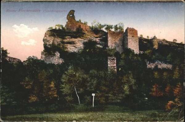 Lembach Bas Rhin Elsass Ruine Fleckenstein Vogesen
