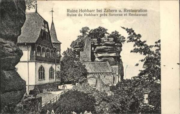 Hohbarr Ruine Zabern Restaurant