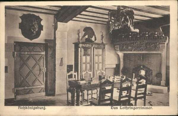 Hohkoenigsburg Haut-Koenigsbourg Hohkönigsburg Lothringerzimmer