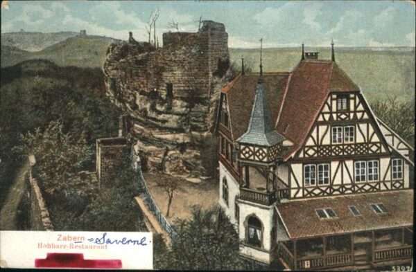 Zabern Saverne Zabern Hohbarr Restaurant