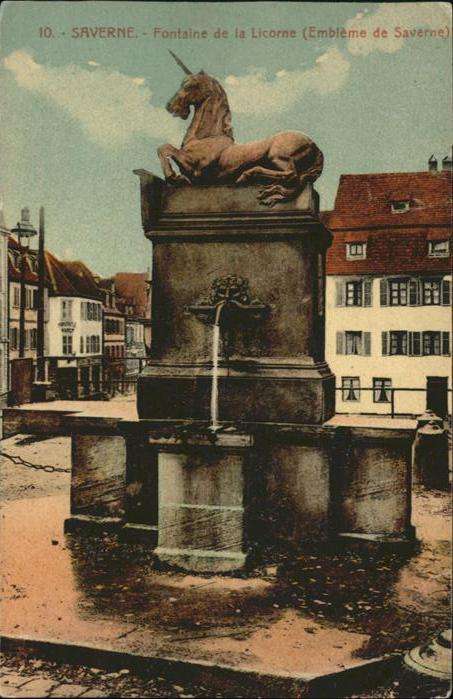 Saverne Fontaine Licorne