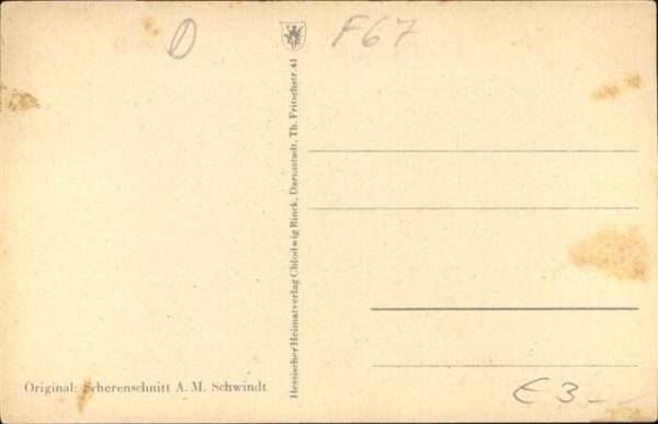 Hohkoenigsburg Haut-Koenigsbourg Hohkönigsburg nach Original Scherenschn – Bild 2