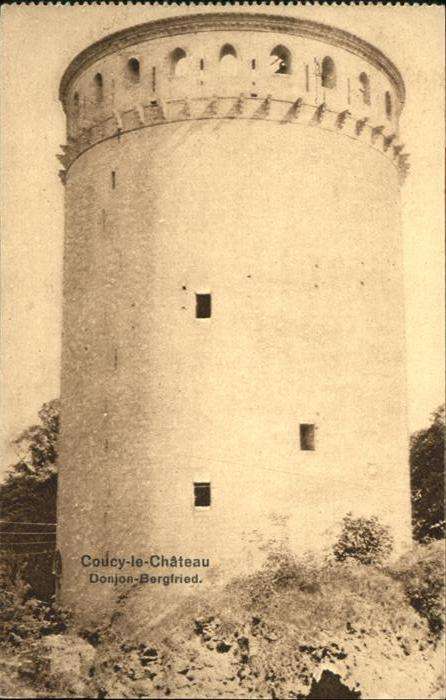 Coucy-le-Chateau-Auffrique Donjon Bergfried