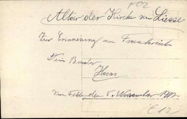 Liesse-Notre-Dame Liesse [handschriftlich] Altar Kirche – Bild 2