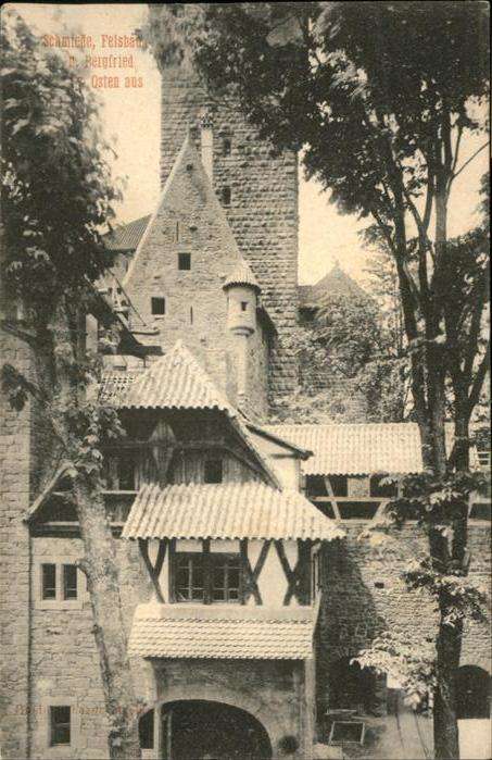 Hohkoenigsburg Haut-Koenigsbourg Hohkönigsburg Schmiede Felsbau Bergfrie