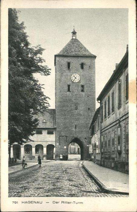 Hagenau Elsass Ritter-Turm