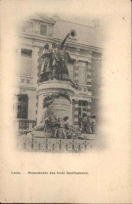 Laon Aisne Laon Monument Trois Instituteurs