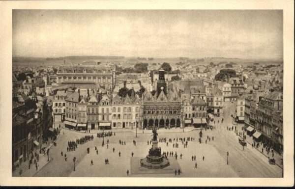 St Quentin Aisne St_Quentin [handschriftlich] Marktplatz
