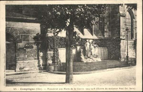 Compiegne Oise Monument Morts Guerre