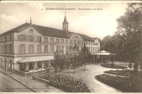 Niederbronn-les-Bains Etablissement Bains Restaurant