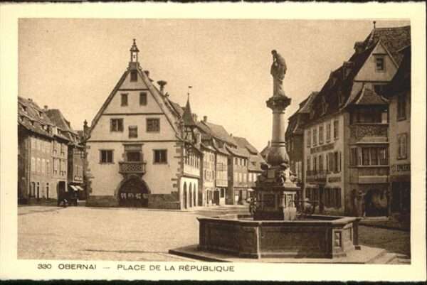 Obernai Bas Rhin Obernai Place Republique