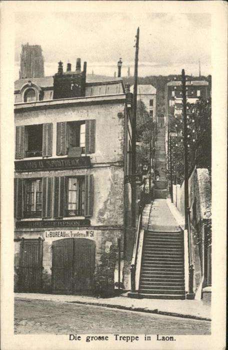 Laon Aisne Laon Grosse Treppe