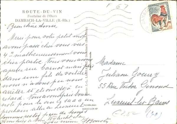 Dambach-la-Ville Fontaine Ours – Bild 2