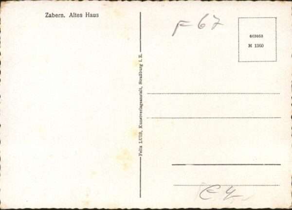 Zabern Saverne Zabern Fachwerkhaus – Bild 2
