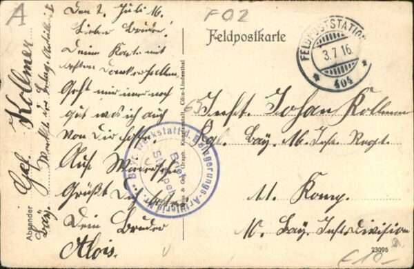 Juvincourt-et-Damary Kirche Zerstörung – Bild 2