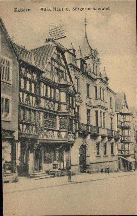 Zabern Saverne Zabern Bürgermeisteramt