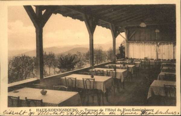 Haut-Koenigsbourg Hohkoenigsburg Haut-Koenigsbourg Terrasse Hotel