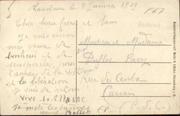 Hagenau Elsass Artillerie Kaserne – Bild 2