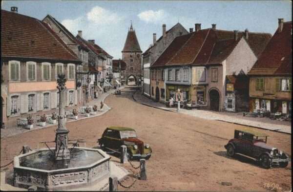 Mutzig Marktplatz