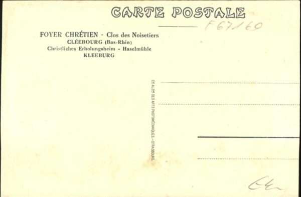 Cleebourg Kleeburg Bas-Rhin Fchretien Clos Noiset – Bild 2