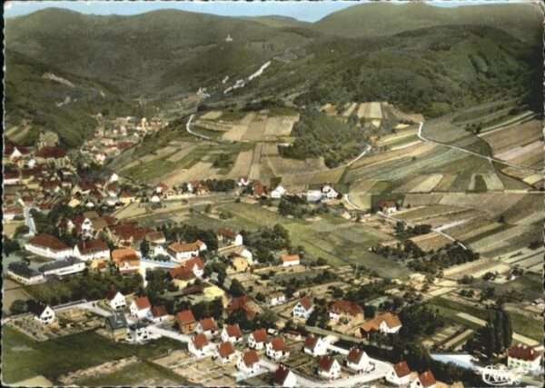 Andlau Bas-Rhin  Fliegeraufnahme