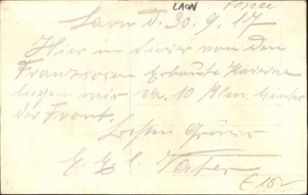 Laon Aisne Laon [handschriftlich] Soldaten – Bild 2
