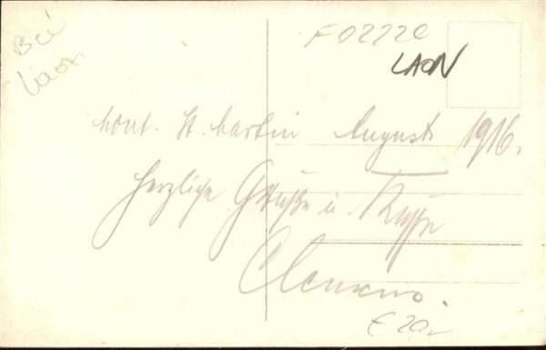 Laon Aisne Laon [handschriftlich] Soldaten – Bild 2
