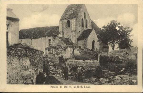 Chermizy-Ailles Kirche Zerstörung