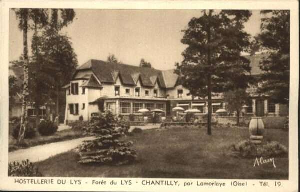 Chantilly Hostellerie du Lys Foret Lamorlaye Oise