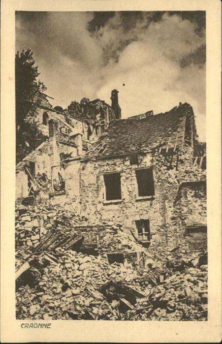 Craonne Aisne Zerstörung