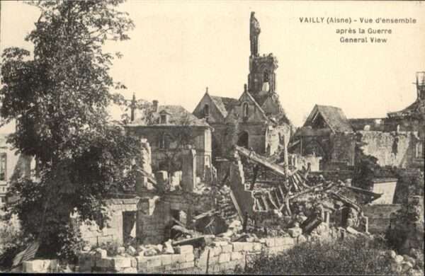 Vailly-sur-Aisne Vailly Aisne Zerstörung