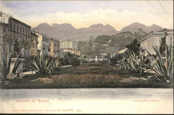 Menton Alpes Maritimes Menton Jardin Publics