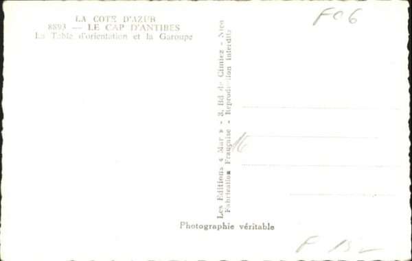 Antibes Alpes Maritimes Antibes Cap Table Orientation Garoupe – Bild 2