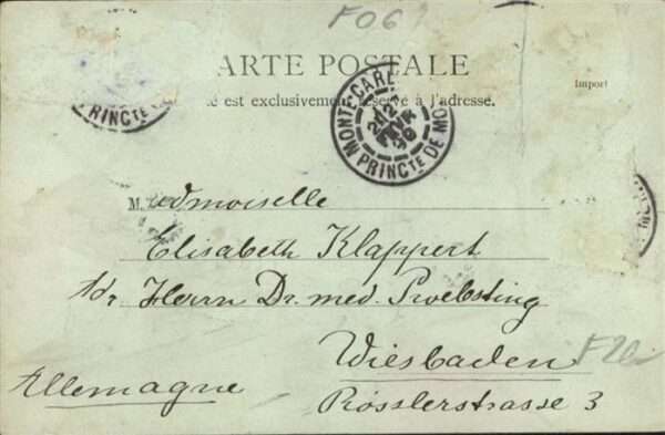 Nice Alpes Maritimes Nice Mondscheinkarte – Bild 2