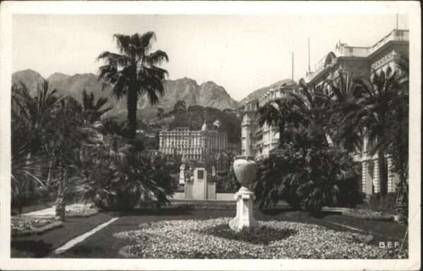Menton Alpes Maritimes Menton Jardin Public