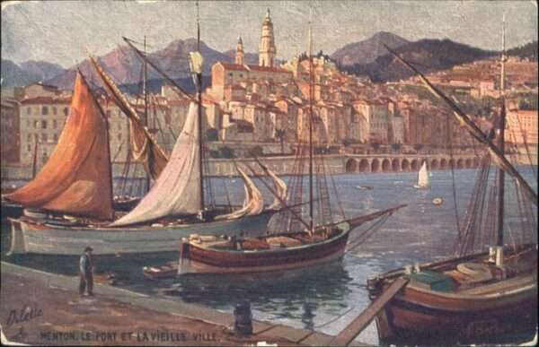Menton Alpes Maritimes Menton Port Vieille Ville
